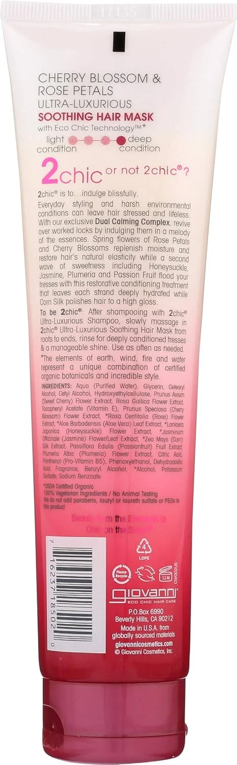 ماسک موی فوق العاده لوکس و تسکین دهنده جووانی 2 چیک، 150 میلی لیتر