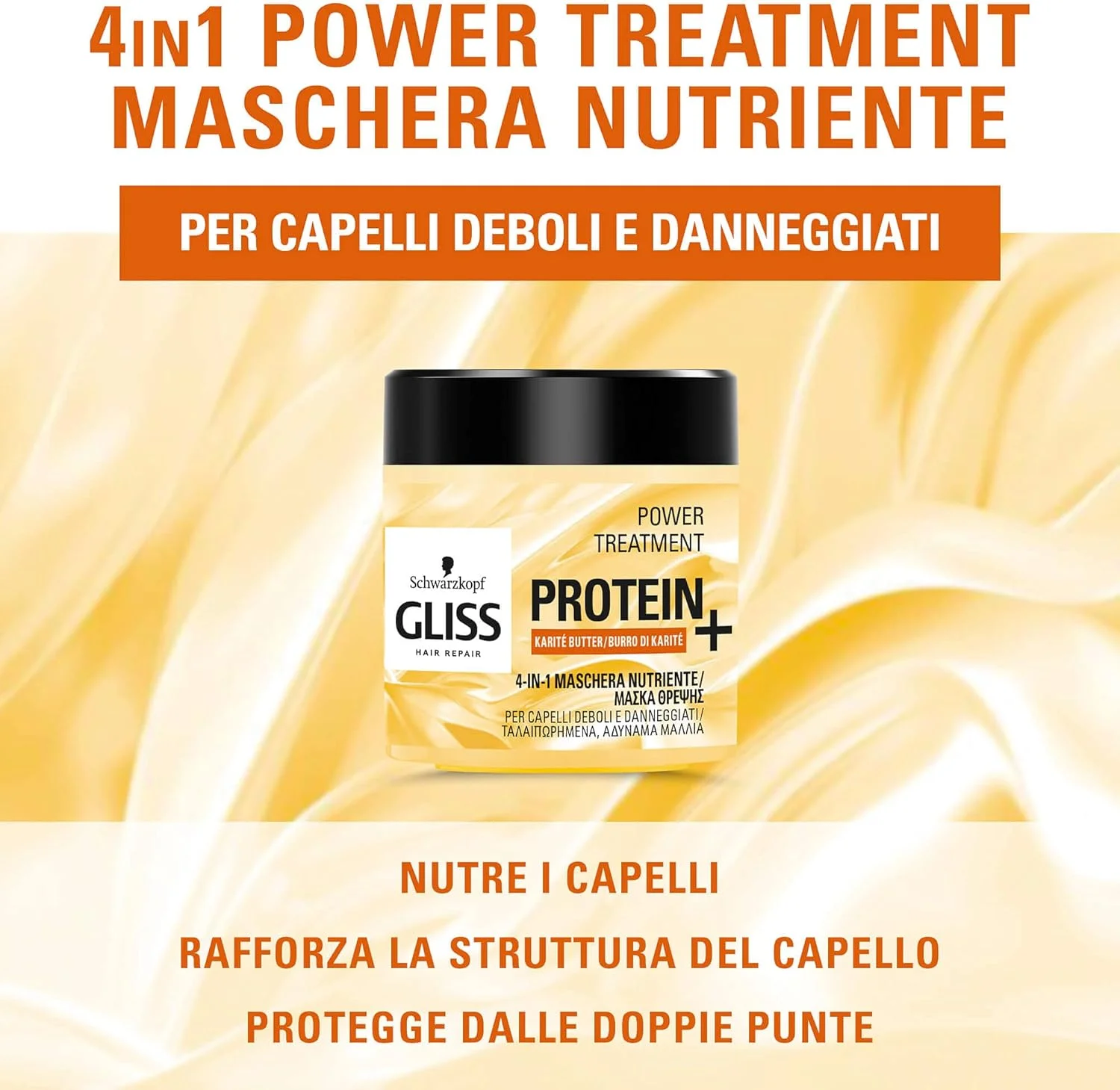 ماسک موی تغذیه کننده Gliss Schwarzkopf Masc.Power، ۴۰۰ میلی لیتر