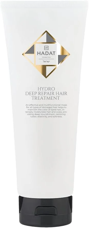 ماسک مو ترمیم کننده عمیق هیدرو هدات کازمتیکس 250 میلی لیتر - بازسازی، مرطوب کننده و محافظت از موهای آسیب دیده با روغن ماکادمیا و کلاژن هیدرولیز شده