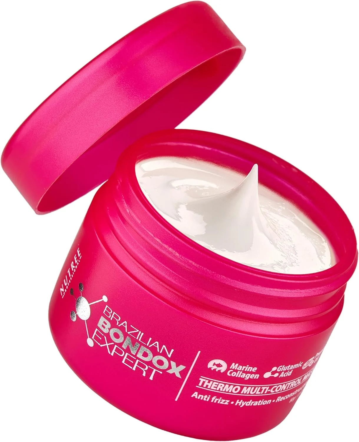 ماسک مو برای موهای آسیب دیده درمان برزیلی بوندوکس - ماسک فعال شده حرارتی 80 گرمی برای موهای خشک و وز | فاقد فرمالدئید و بدون تست حیوانی | نتایج تا 1-3 ماه | روغن بادام برای ترمیم مو