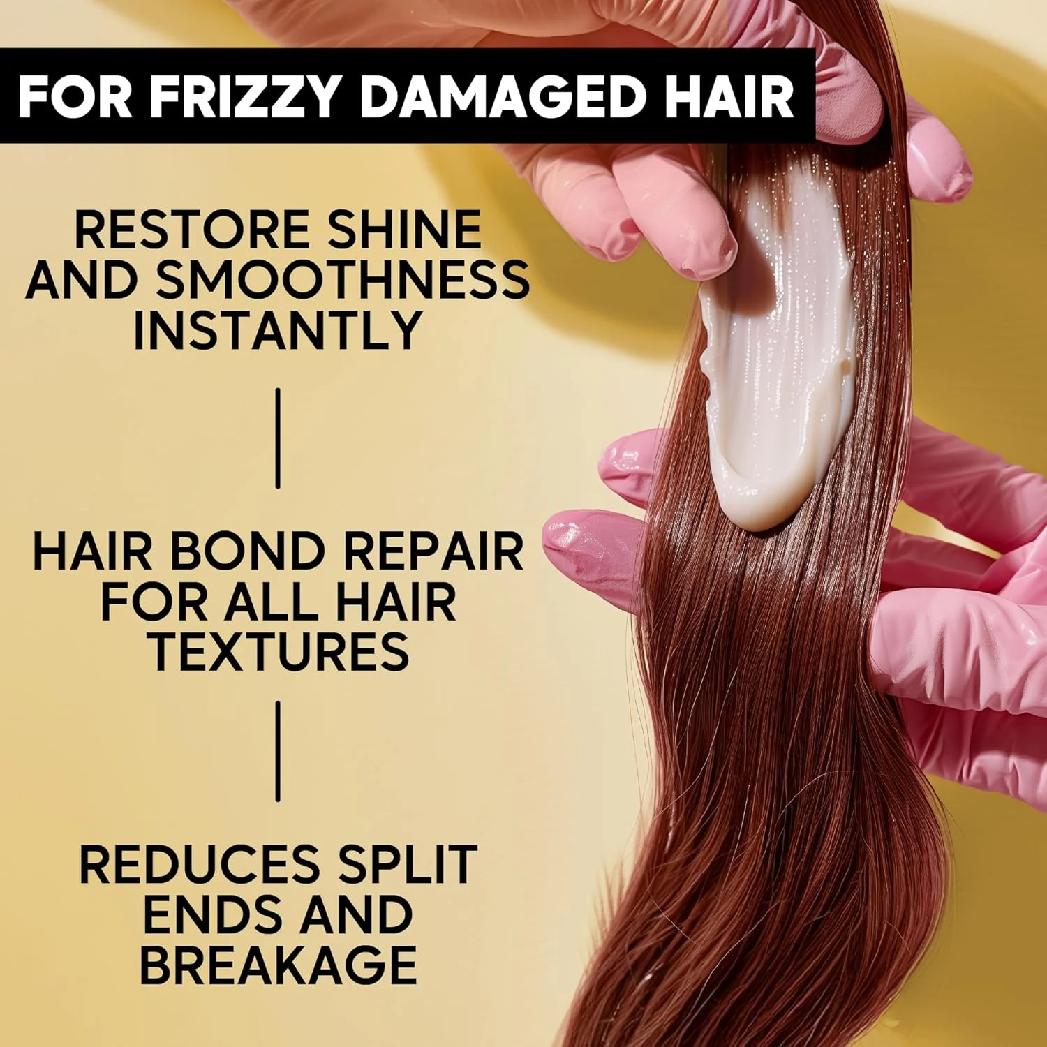 ماسک مو برای موهای آسیب دیده درمان برزیلی بوندوکس - ماسک فعال شده حرارتی 80 گرمی برای موهای خشک و وز | فاقد فرمالدئید و بدون تست حیوانی | نتایج تا 1-3 ماه | روغن بادام برای ترمیم مو