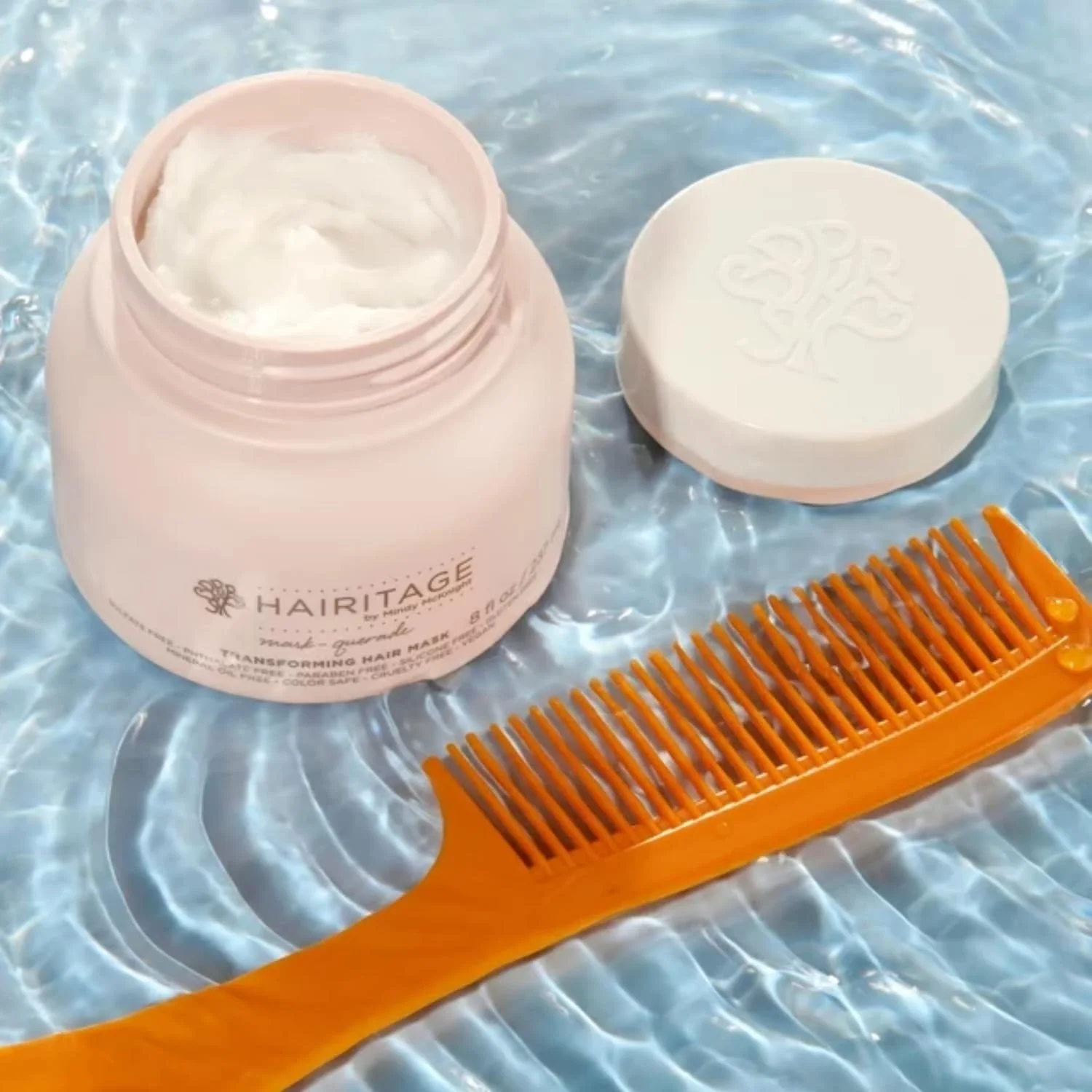 ماسک موی روغن آرگان مرطوب کننده هریتج برای ضد وز و آبرسانی - ماسک ترمیم کننده عمیق موهای فر با شی باتر، آلوئه و پروتئین سویا برای موهای خشک، آسیب دیده و فر - نرم کننده و درخشان کننده