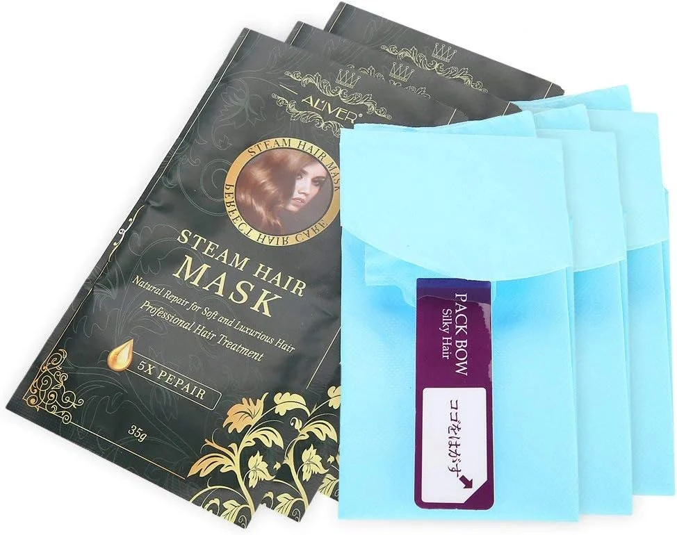 ماسک مو، 3 عدد ماسک موی بخار گرم کننده، نرم کننده و صاف کننده مو، ترمیم موهای آسیب دیده، درمان مغذی، موها را ابریشمی و براق می کند