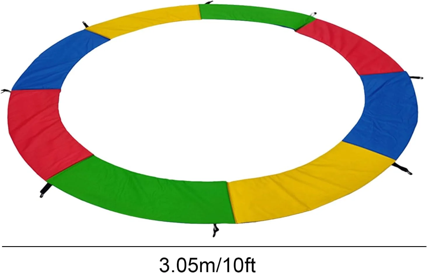روکش فنر ترامپولین ضد آب و ضربه گیر، پد ایمنی جایگزین ترامپولین مناسب برای فریم های گرد با اندازه معمولی