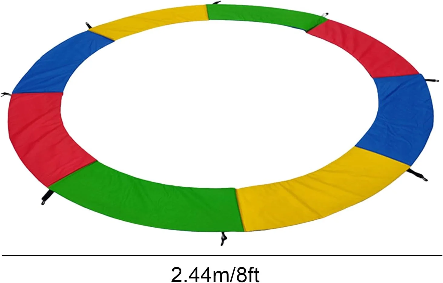محافظ تاشو ترامپولین مینی برای کودکان و بزرگسالان با روکش PVC ضخیم، پد ایمنی فنری ترامپولین، عالی برای تمرینات تناسب اندام بدن در داخل خانه/باغ/ورزش