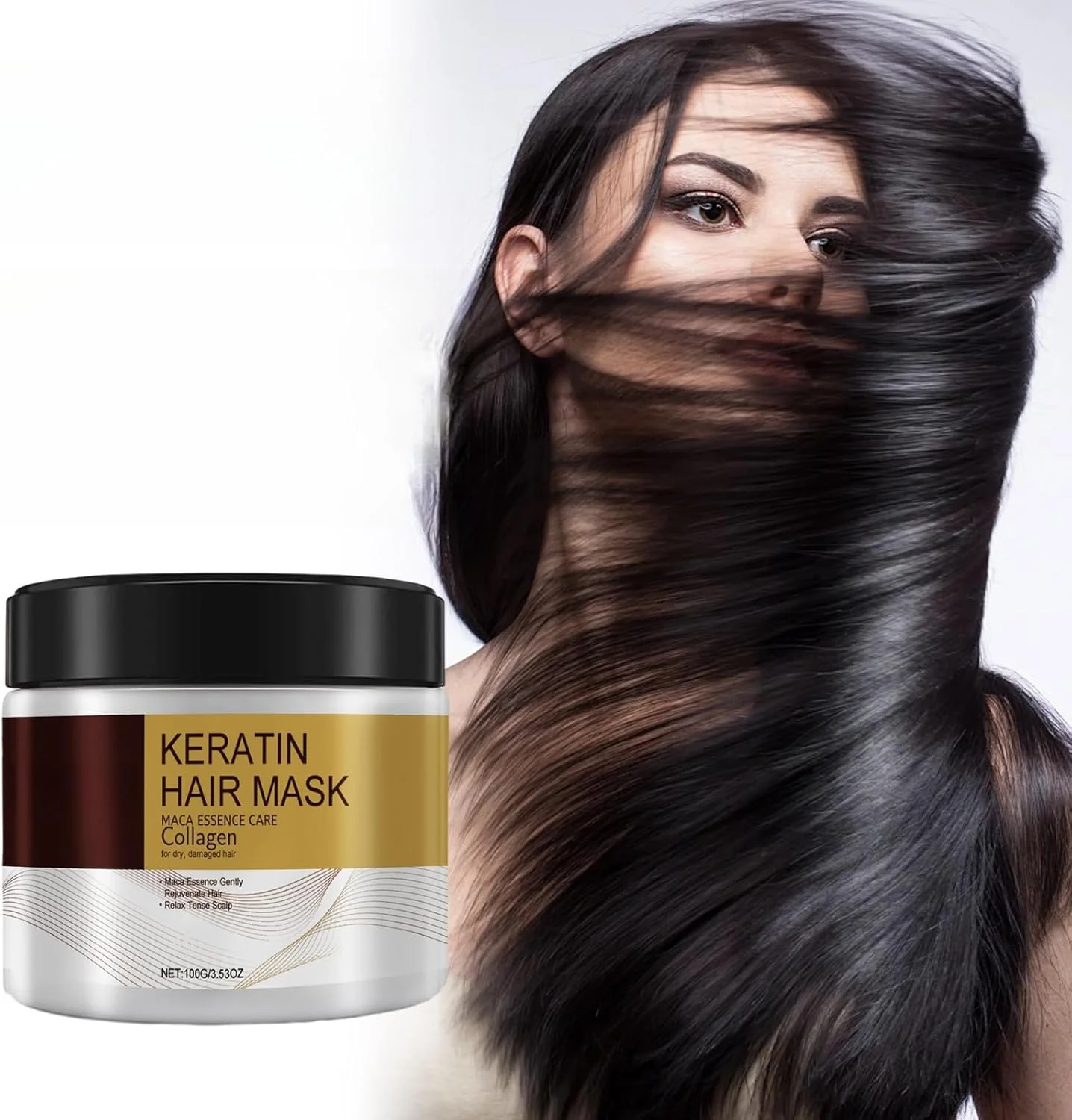 ماسک مو کراتین هونپولو با کلاژن - ۱۰۰ گرم درمان ترمیم کننده و مرطوب کننده عمیق برای موهای آسیب دیده، جلوگیری از خشکی، موخوره، گره خوردگی و ریزش مو - فرمول مغذی برای موهای سالم و درخشان ماسک مو کراتین هونپولو با کلاژن - ۱۰۰ گرم درمان ترمیم کننده و مرطوب کننده عمیق برای موهای آسیب دیده، جلوگیری از خشکی، موخوره، گره خوردگی و ریزش مو - فرمول مغذی برای موهای سالم و درخشان
