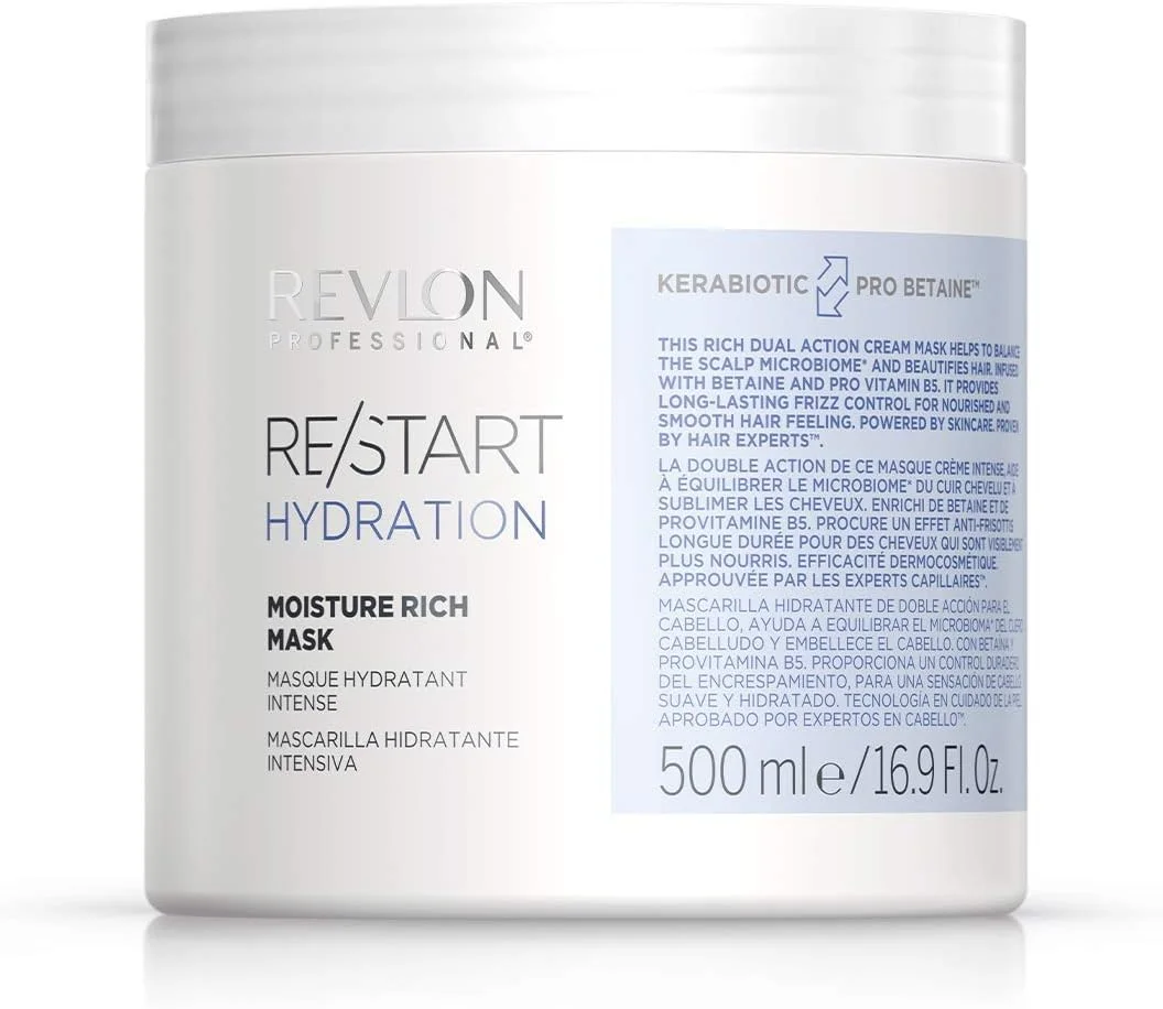 ماسک آبرسان مو ری استارت، 500 میلی لیتر، ماسک موی مرطوب کننده برای موهای خشک، ماسک برای مراقبت طولانی مدت و غنی، درمان احیا کننده مو برای رفع وز ماسک آبرسان مو ری استارت، 500 میلی لیتر، ماسک موی مرطوب کننده برای موهای خشک، ماسک برای مراقبت طولانی مدت و غنی، درمان احیا کننده مو برای رفع وز