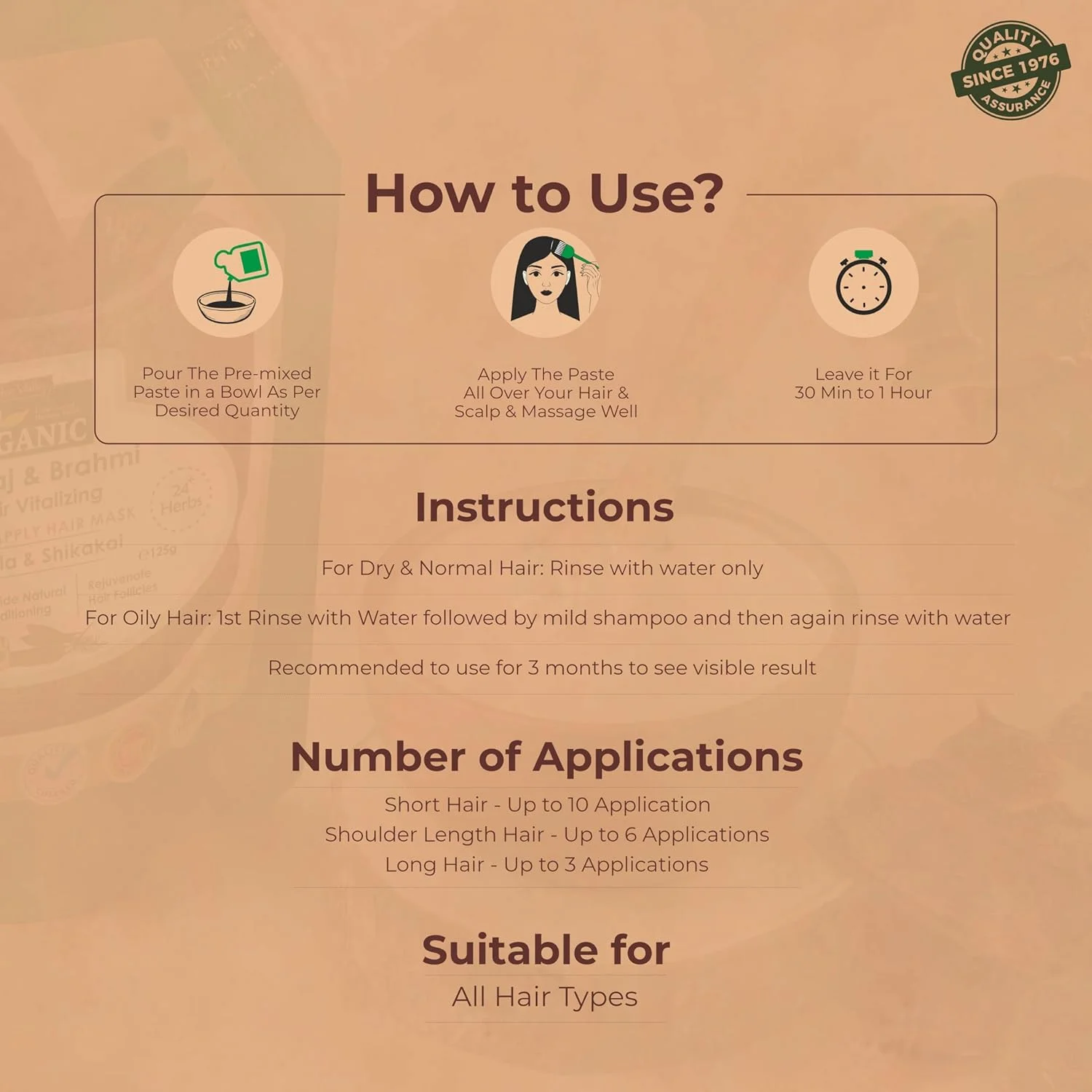 ماسک رشد مو با گل بامیه، رزماری و دانه شنبلیله، آماده مصرف 150 گرم