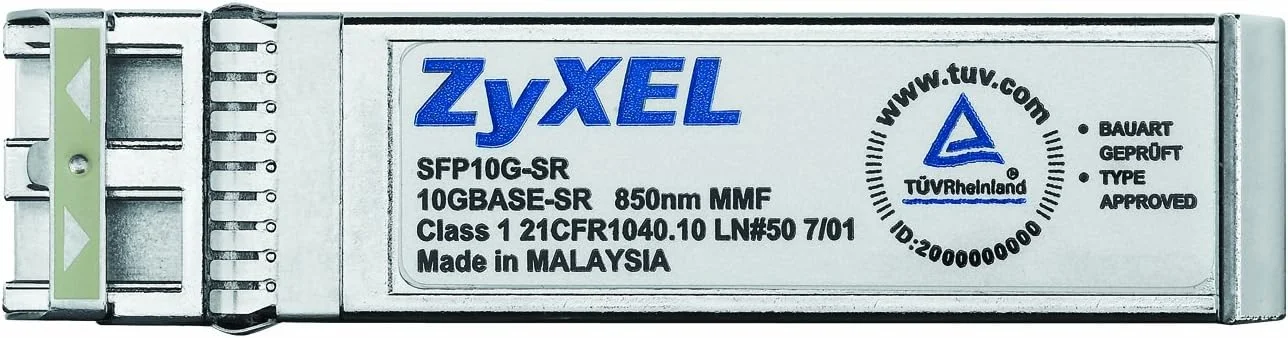 فرستنده و گیرنده نوری ZyXEL LC 850nm 300m SFP+ 10G SR MMF (SFP10GSR) فرستنده و گیرنده نوری ZyXEL LC 850nm 300m SFP+ 10G SR MMF (SFP10GSR)