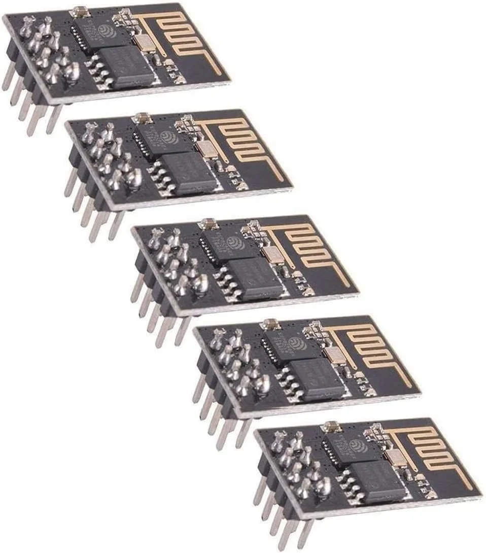 ماژول فرستنده و گیرنده وای فای سریال بی سیم ESP8266 مدل ESP-01 - پنج عددی