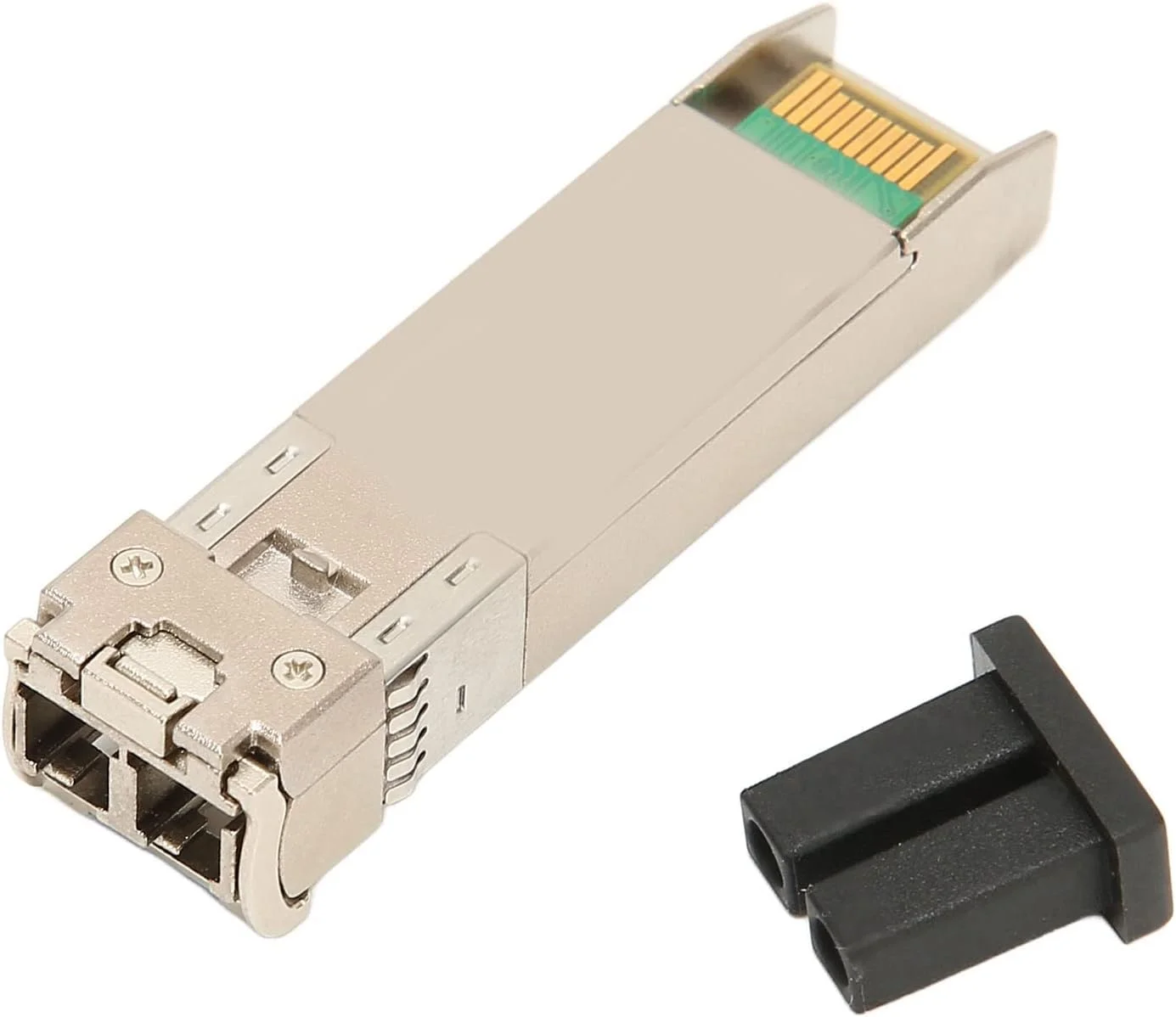 فرستنده و گیرنده SFP، 10 گیگابیت بر ثانیه 1310 نانومتر فیبر دوگانه تک حالته با درپوش گرد و غبار، فاصله انتقال 10 کیلومتر، پشتیبانی از عملکرد DDM، ماژول نوری SFP برای روترها