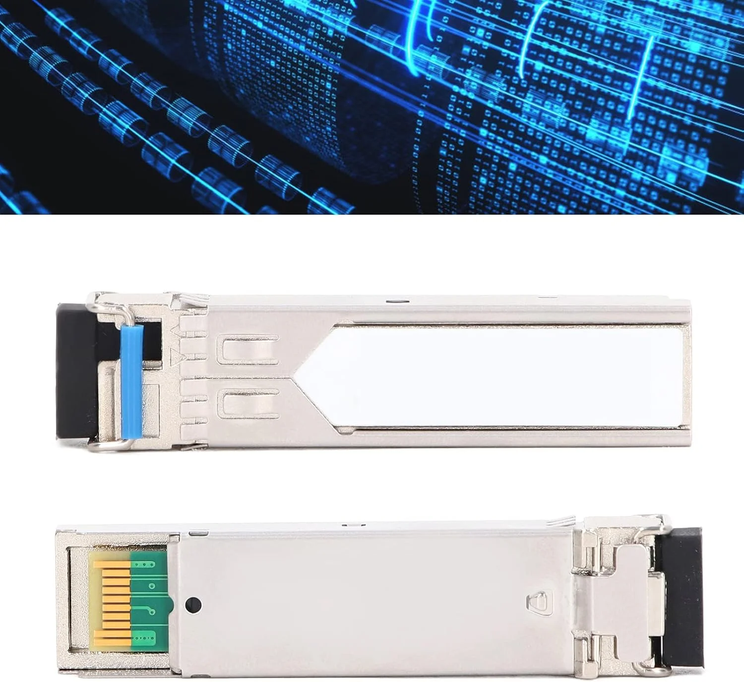 ماژول فرستنده و گیرنده نوری، LC SFP 20KM 1.25Gb/s تک حالته TX1310 RX1550nm GE?SFP?20U لوازم جانبی فرستنده و گیرنده الکترونیکی نوری