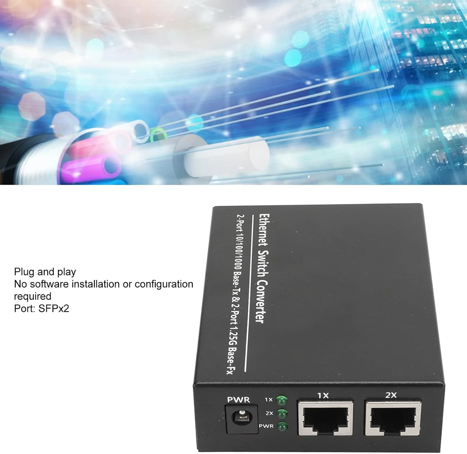 فرستنده و گیرنده فیبر نوری، مبدل رسانه فیبر SFP به RJ45، نشانگر LED، حالت انتقال دو طرفه کامل، انتقال 120 کیلومتر، سازگار با ماژول های فیبر SFP تک حالته و چند حالته