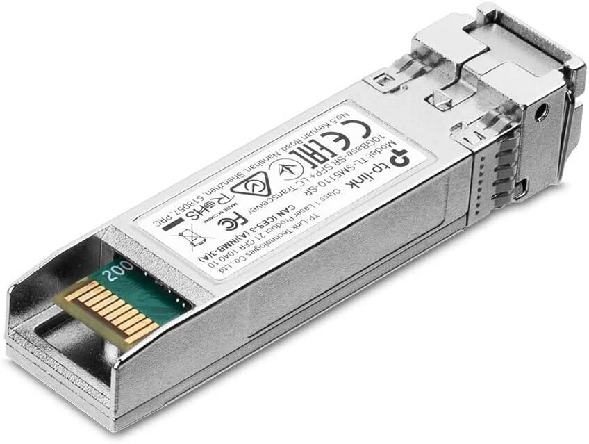فرستنده و گیرنده نوری تی‌پی‌لینک TL-SM5110-SR، ماژول SFP+ چند حالته، نصب آسان، رابط LC/UPC، قابلیت اتصال سریع، تا فاصله 300 متر، پشتیبانی از SFP+MSA و DDM
