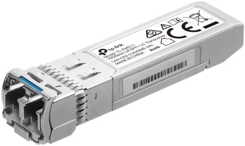 فرستنده و گیرنده نوری TP-Link TL-FM511 10G-LR SFP+ LC، ماژول SFP تک حالته | نصب آسان | رابط LC Duplex | قابلیت تعویض سریع | تا فاصله 10 کیلومتر | پشتیبانی از SFP+MSA و DDM