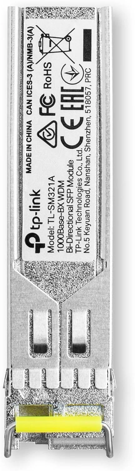 ماژول فرستنده و گیرنده شبکه ای SFP مدل TP-Link 1000baseBX WDM با سرعت 1250 مگابیت بر ثانیه