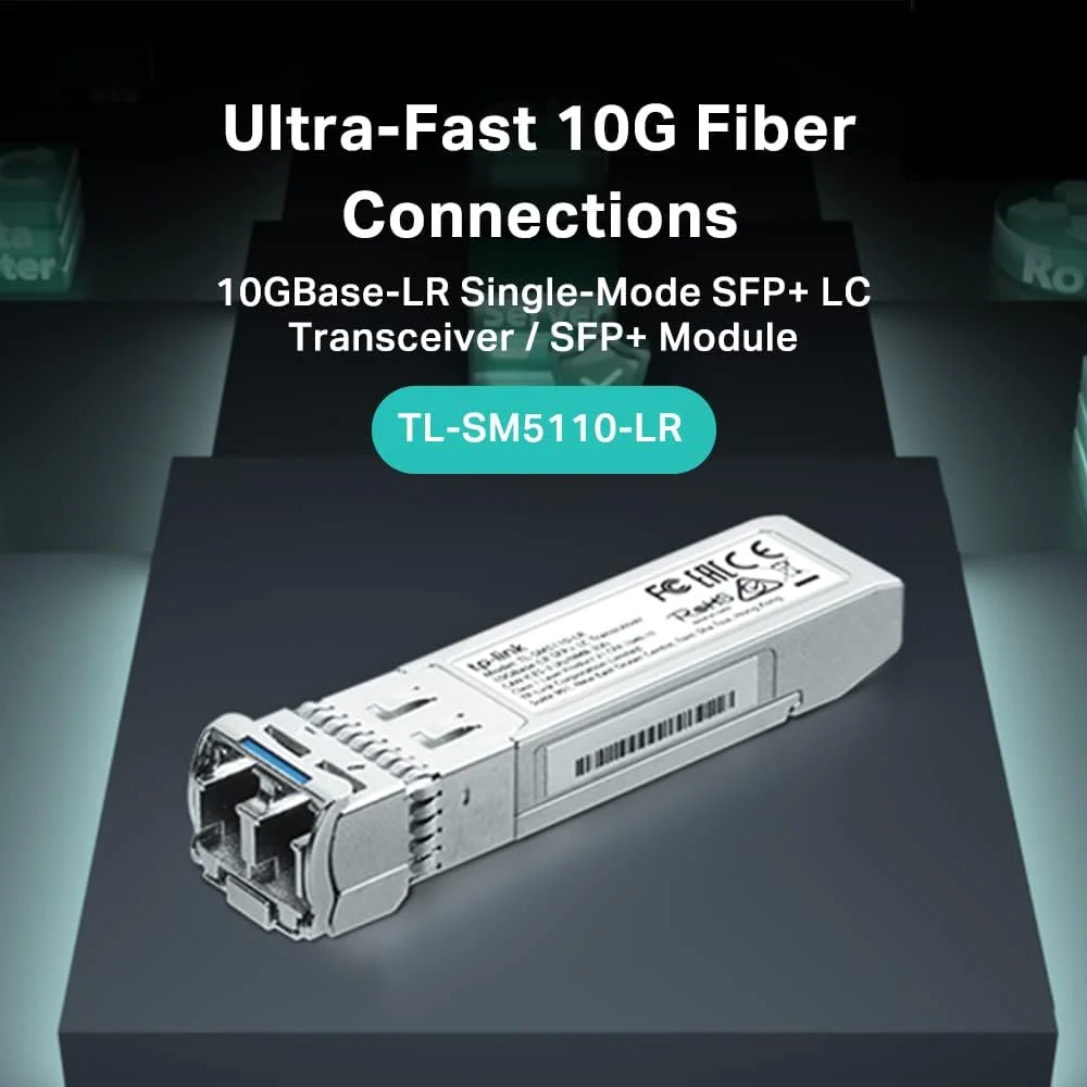فرستنده و گیرنده فیبر نوری +SFP LC گیگابیتی 10 TP-Link مدل (TL-SM5110-LR)