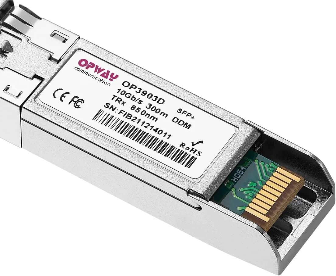 ماژول فیبر نوری Tongyu 10GBase-SR SFP+ Transceiver SR 300m LC 850nm VCSEL-LD برای سیسکو