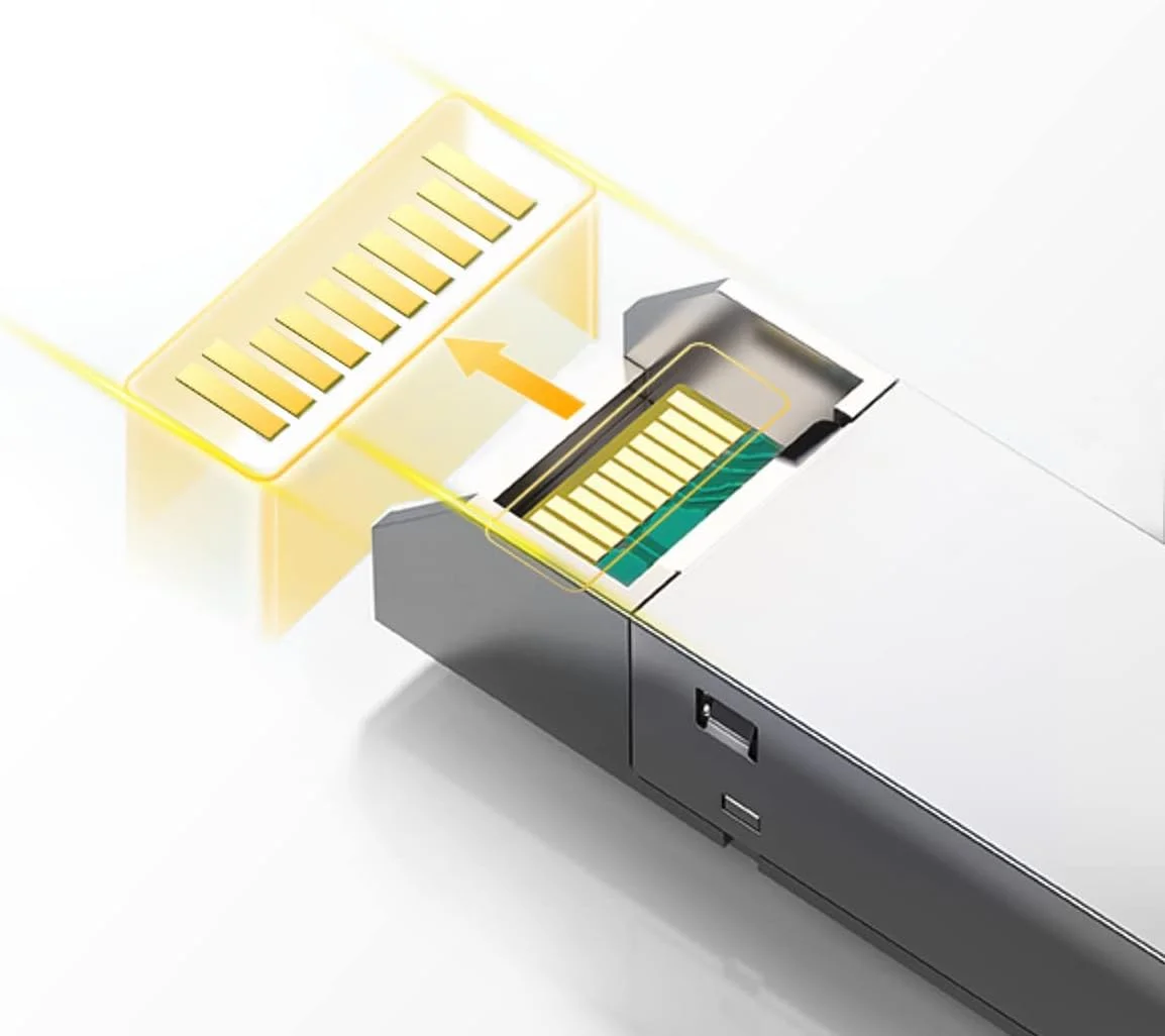 ماژول فرستنده-گیرنده فیبر نوری Tongyu 1.25Gb/s 1000Base-SX SFP، برد 550 متر، طول موج 850 نانومتر، DDMI، سازگار با سیسکو