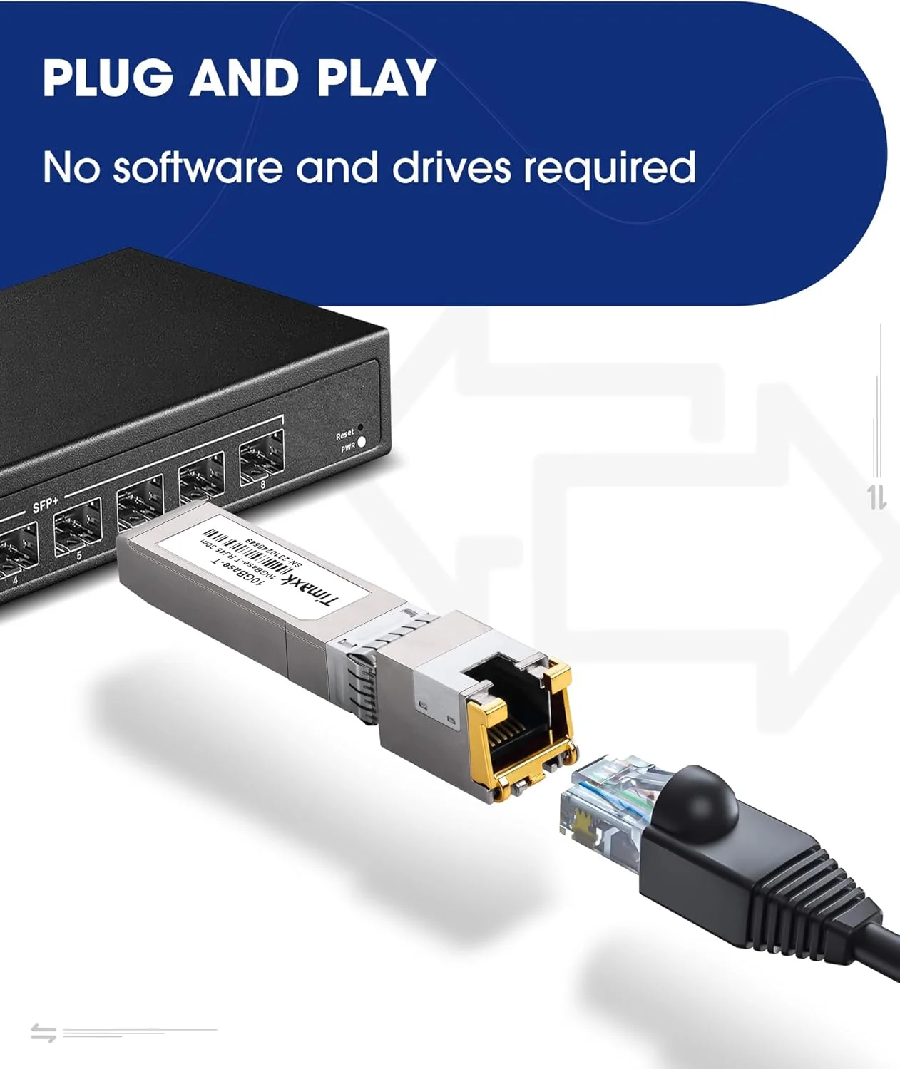 فرستنده و گیرنده 10GBase-T SFP، فرستنده و گیرنده ماژولار اترنت 10Gb SFP+، 1310 نانومتر MMF، تا 1000 متر، سازگار با سیسکو، یوبیکویتی، میکروتیک، دی-لینک، نت گیر، کیونپ، لینکسیس و غیره فرستنده و گیرنده 10GBase-T SFP، فرستنده و گیرنده ماژولار اترنت 10Gb SFP+، 1310 نانومتر MMF، تا 1000 متر، سازگار با سیسکو، یوبیکویتی، میکروتیک، دی-لینک، نت گیر، کیونپ، لینکسیس و غیره