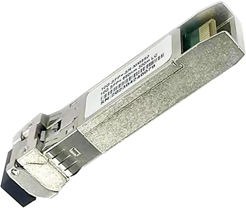 ماژول SFP با کانکتور LC تکیین 300M، فرستنده و گیرنده SFP+ ده گیگابیت بر ثانیه، ماژول SFP LC، طول موج 850 نانومتر، ماژول فرستنده و گیرنده SFP 300M