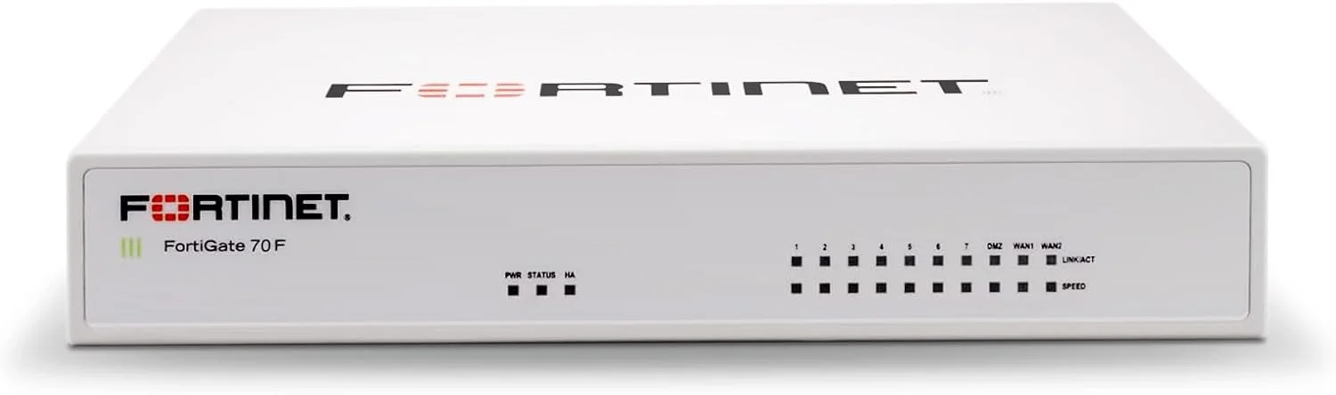 دستگاه امنیت شبکه FortiGate-70F به همراه یک سال محافظت یکپارچه از تهدیدات FortiGuard (UTP) و FortiCare Premium (FG-70F-BDL-950-12)