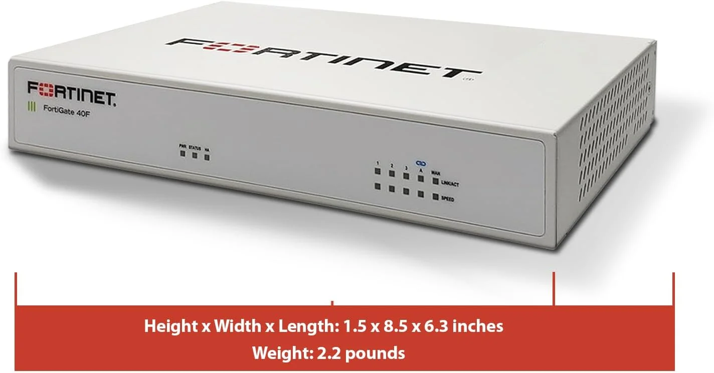 دستگاه فایروال FortiGate-40F به همراه یک سال FortiCare Premium و FortiGuard Unified Threat Protection (UTP) (FG-40F-BDL-950-12) دستگاه فایروال FortiGate-40F به همراه یک سال FortiCare Premium و FortiGuard Unified Threat Protection (UTP) (FG-40F-BDL-950-12)