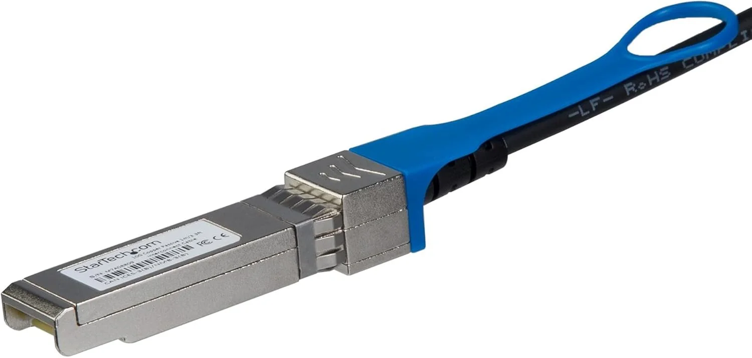 کابل اتصال مستقیم Twinax SFP+ به SFP+ با طول 10 متر StarTech.com سازگار با MSA - ماژول فرستنده و گیرنده فعال کم مصرف 10 گیگابیت بر ثانیه DAC (SFP10GAC10M)