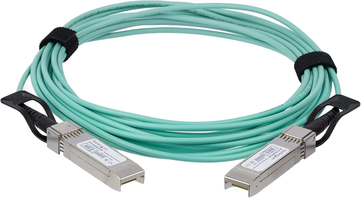 کابل فیبر نوری فعال +SFP به +SFP سازگار با Cisco SFP-10G-AOC5M StarTech.com - طول 5 متر - 10 گیگابیت بر ثانیه - مینی گیگابیتی