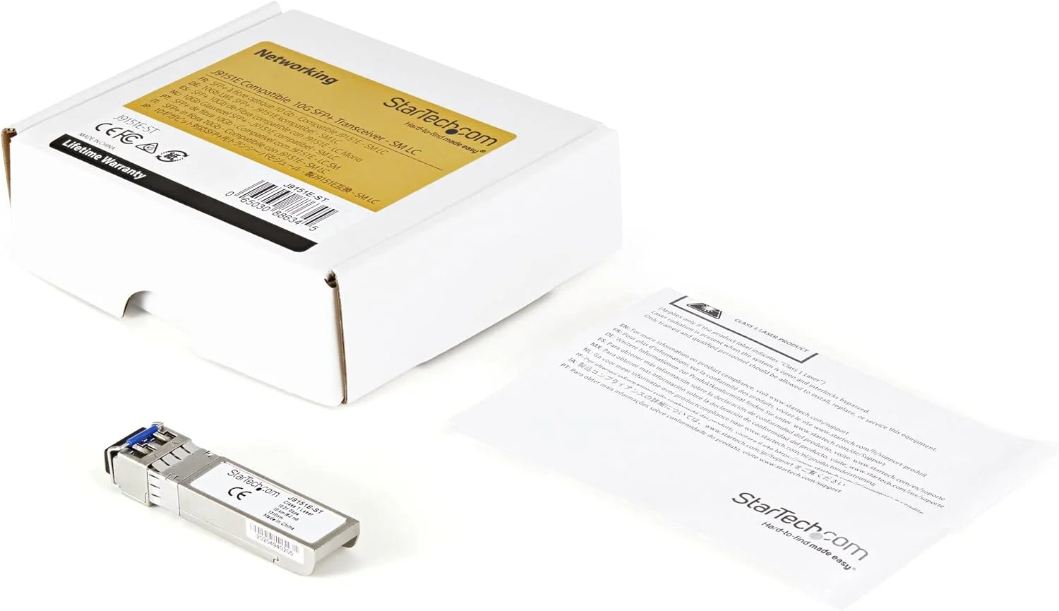 ماژول SFP+ سازگار با HPE J9151E استار تک - 10GBASE-LR - فرستنده و گیرنده فیبر نوری تک حالته (SMF) 10GbE - اترنت گیگابیتی 10GE SFP+ - LC 10km - 1310nm - DDM HPE 2930F, 8325, 3810M (J9151E-ST)