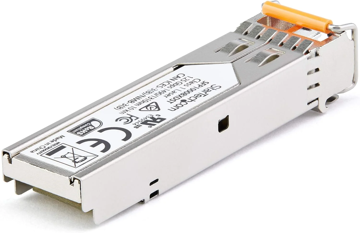 ماژول SFP سازگار StarTech.com با Dell EMC SFP-1G-BX10-D - 1000BASE-BX-D - فیبر نوری تک رشته ای BiDi اترنت گیگابیتی - LC 10 کیلومتر (SFP1GBX10DES)