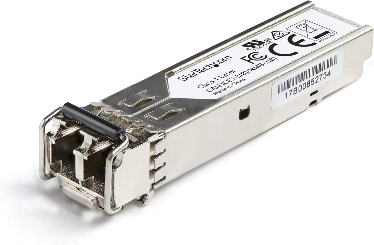 ماژول SFP سازگار با Dell EMC SFP-1G-ZX از StarTech.com - 1000BASE-ZX - فرستنده و گیرنده فیبر نوری تک حالته 1GbE - اترنت گیگابیتی 1GE SFP - LC 80km - 1550nm - DDM (SFP1GZXEMCST)
