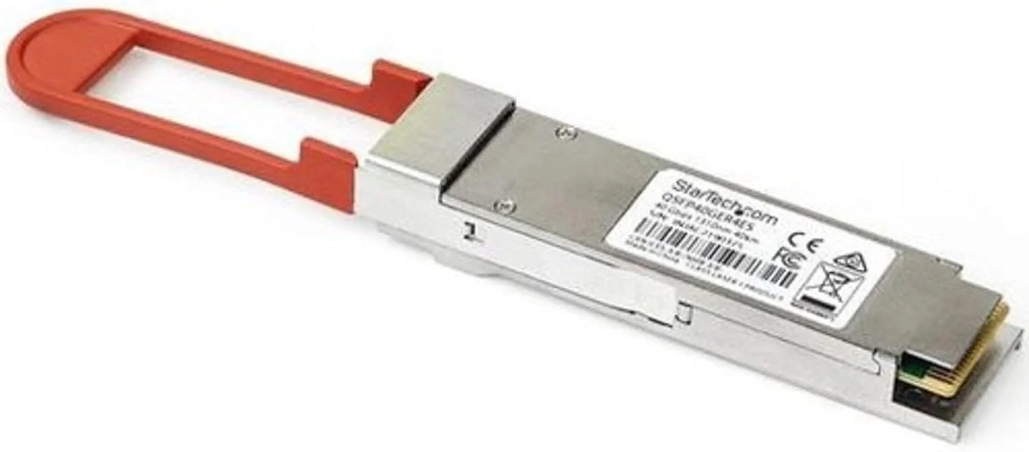 ماژول QSFP+ سازگار با Dell EMC 3CSFP91 از StarTech.com - 40GBASE-ER4 - فیبر تک حالته (SMF) - QSFP+ اترنت گیگابیتی 40GE - LC 40 کیلومتر - 1270nm تا 1330nm - DDM (QSFP40GER4ES)
