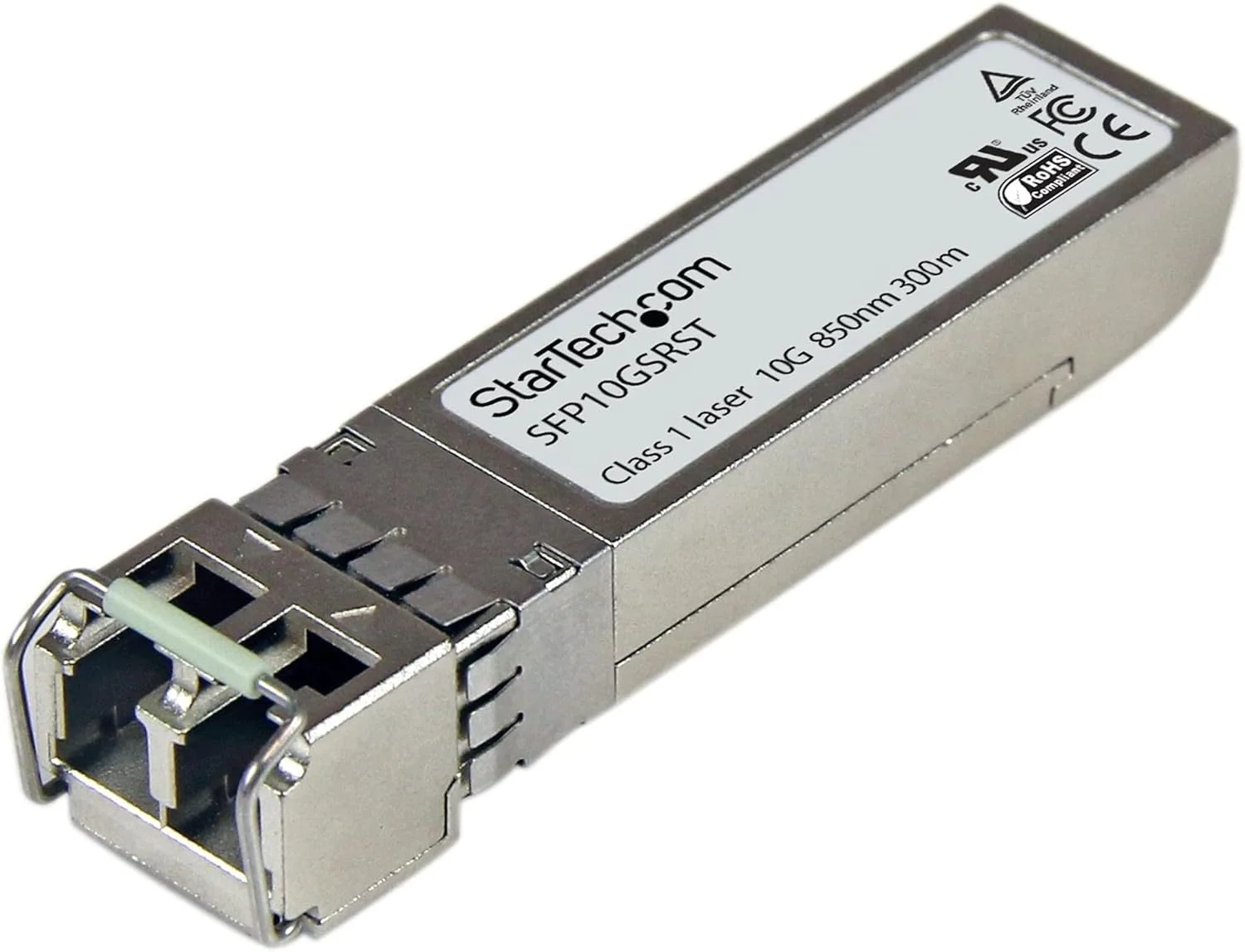 ماژول SFP+ سازگار با Cisco FET-10G StarTech.com - 10GBASE-USR - فرستنده و گیرنده نوری فیبر چند حالته 10GbE MMF - 10GbE SFP+ - LC 300m - 850nm - DDM Cisco C9300, C9300L, N2000 (FET-10G-ST)