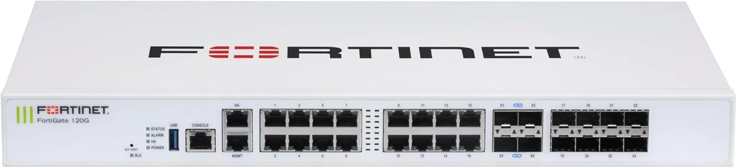 دستگاه فایروال FORTINET FortiGate-120G به همراه یک سال پشتیبانی ویژه FortiCare و محافظت یکپارچه در برابر تهدیدات FortiGuard (UTP) (FG-120G-BDL-950-12)