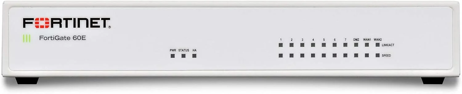 دستگاه فایروال نسل جدید FortiGate-60E / FG-60E، دارای 10 پورت GE RJ45