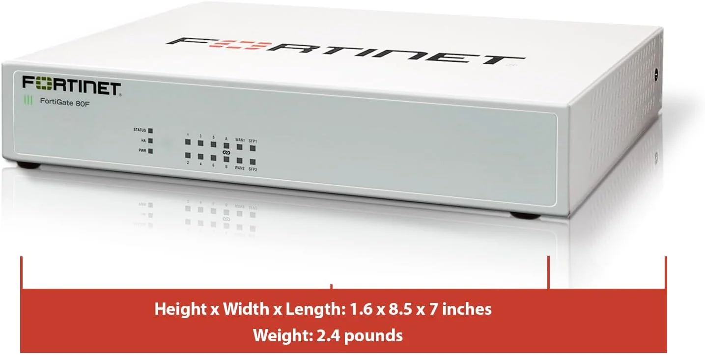 دستگاه امنیت شبکه FORTINET FortiGate-80F (FG-80F)