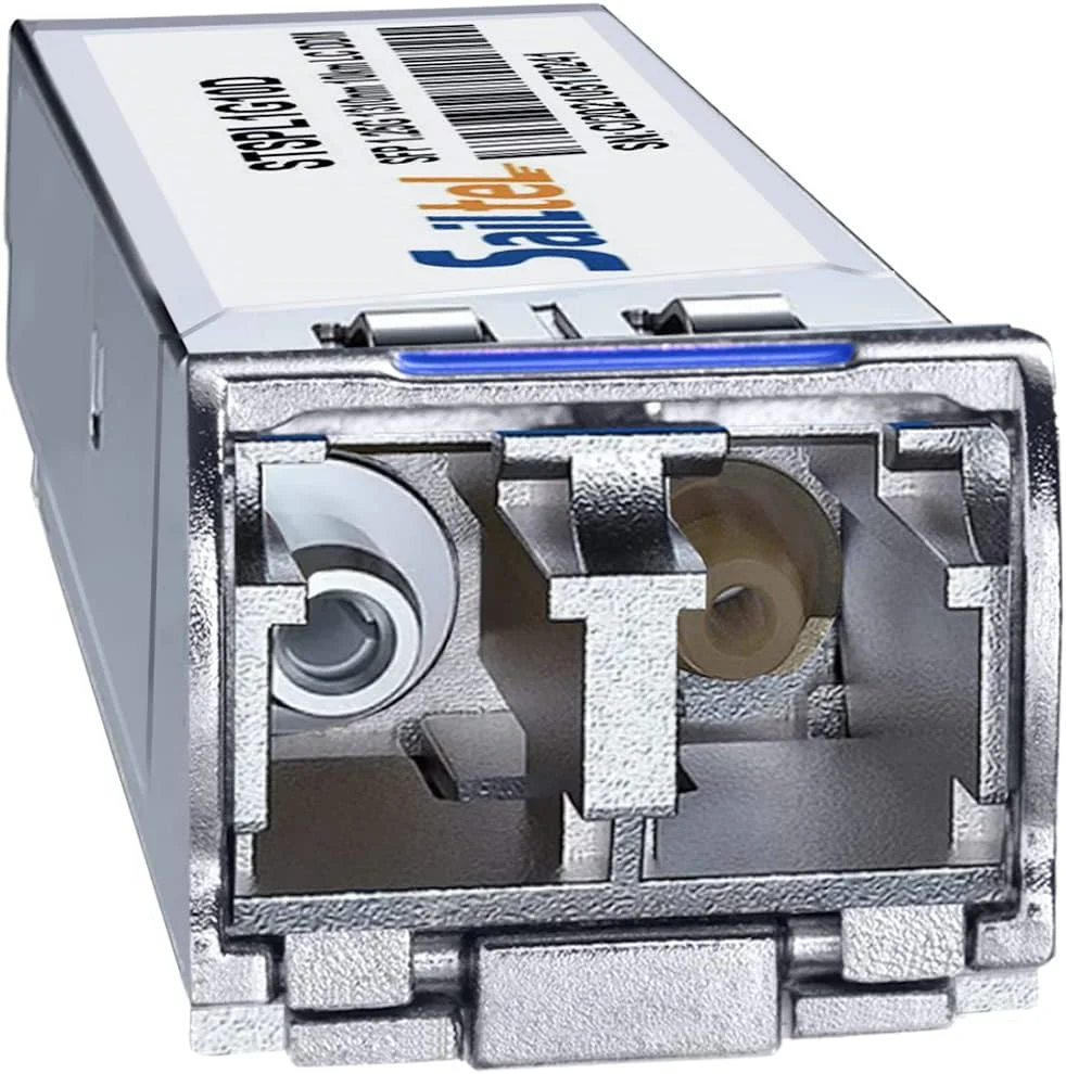 ماژول SFP+ LC تک حالته 10G گیگابیتی، 10G 1310 نانومتر SMF، تا 10 کیلومتر، DDM، فرستنده و گیرنده فیبر 10GBase-LR، سازگار با سیسکو، یوبیکیوتی، میکروتیک، نت گیر، دی لینک، لینکسیس و غیره (بسته 4 عددی)