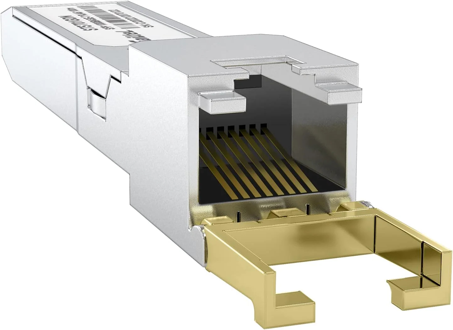 فرستنده و گیرنده مسی SFP با سرعت 1.25G، ماژول SFP با پورت RJ45 1000Base-T، قابلیت اتصال سریع، 1.25G SFP-T CAT5E، تا فاصله 100 متری، سازگار با سیسکو، یوبیکیوتی، میکروتیک، نت گیر، دی لینک، لینکسیس و غیره (بسته 10 عددی)