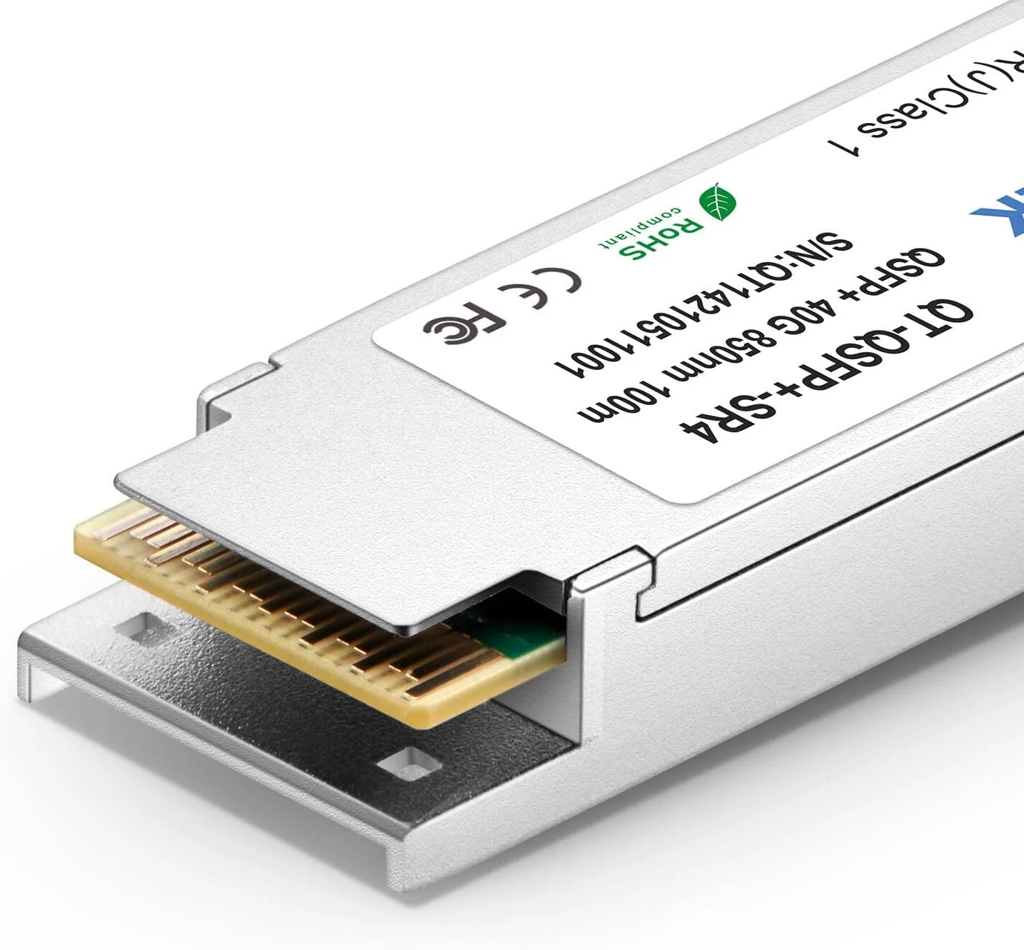 ماژول فرستنده و گیرنده نوری QSFPTEK سازگار با Cisco QSFP-40G-SR4، ‏40GBASE-SR4 QSFP+، ‏850nm، ‏150M، ‏DDM، ‏MTP/MPO، ‏MMF - بسته 2 عددی