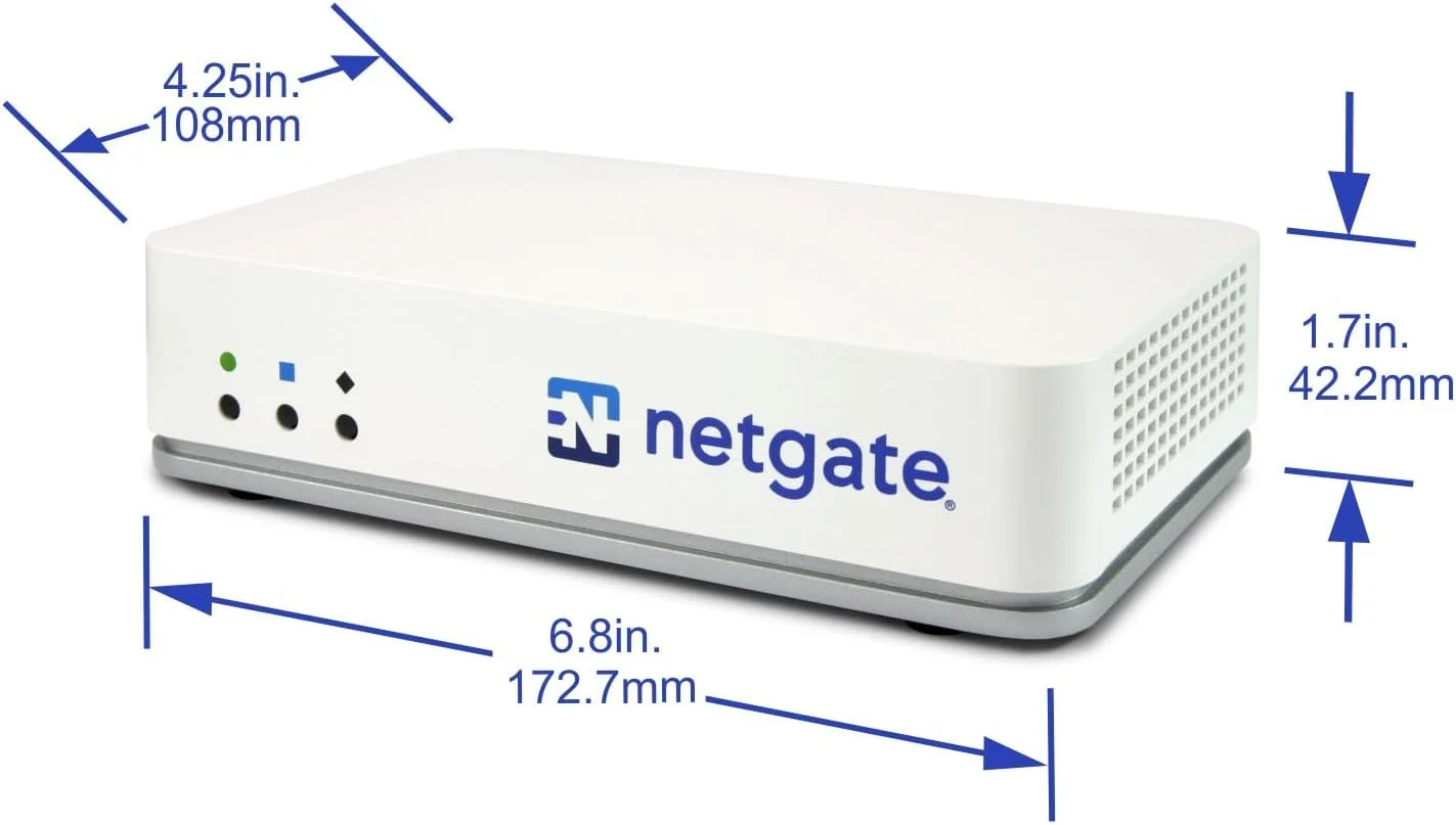 دروازه امنیتی Netgate 2100 Base pfSense+ | فایروال، VPN، روتر | پشتیبانی TAC Lite مادام العمر | 4 پورت 1GbE | 1 پورت ترکیبی 1GbE RJ45 یا SFP | از شبکه خود محافظت کنید!