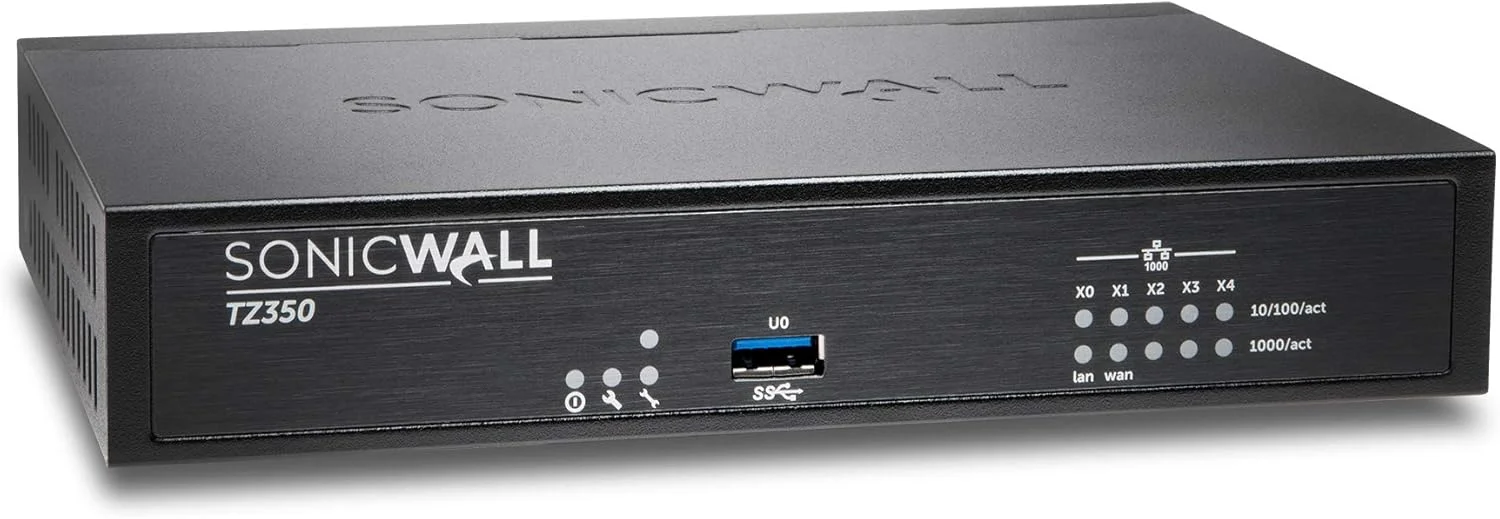 فایروال امنیتی VPN SonicWall TZ350 مدل پایه، 02-SSC-0942