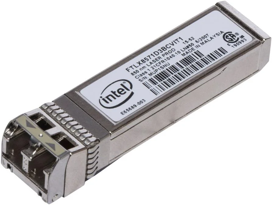 ماژول فرستنده و گیرنده Dell Intel FTLX8571D3BCVIT1 SFP+ SR 10GB/s SR 850nm، شماره قطعه: Y3KJN