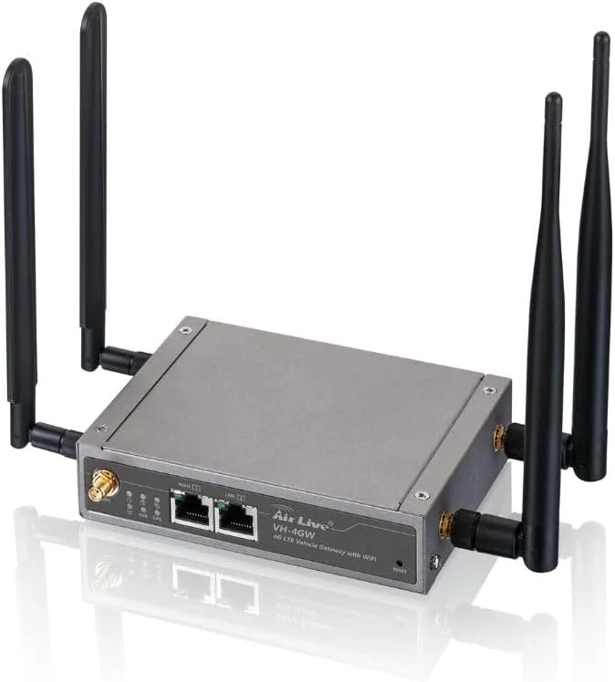 دروازه صنعتی 4G LTE – نقطه اتصال Wi-Fi، امنیت VPN، مدیریت پیامکی، تعادل بار WAN برای مسافران وسایل نقلیه