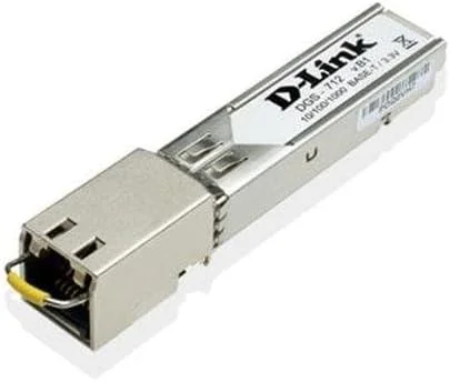 فرستنده و گیرنده فیبر نوری گیگابیتی تک پورت 1000Base-T مدل DGS-712 از دی-لینک