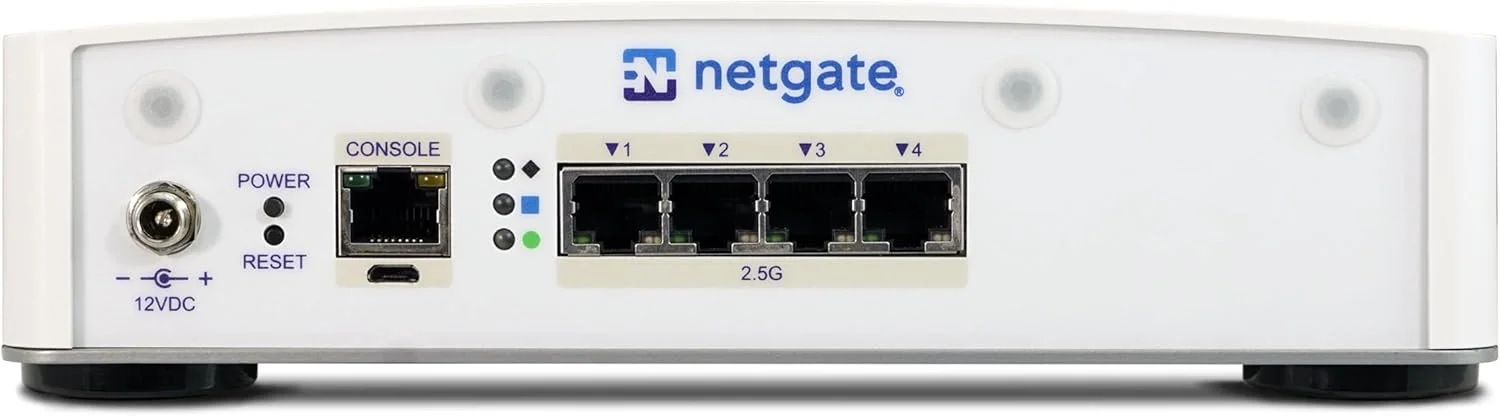 نت گیت 4200 مکس، دروازه امنیتی pfSense+، پردازنده 4 هسته ای Intel Atom، رم 4 گیگابایتی، SSD 128 گیگابایتی، 4 پورت 2.5 گیگابیتی نت گیت 4200 مکس، دروازه امنیتی pfSense+، پردازنده 4 هسته ای Intel Atom، رم 4 گیگابایتی، SSD 128 گیگابایتی، 4 پورت 2.5 گیگابیتی