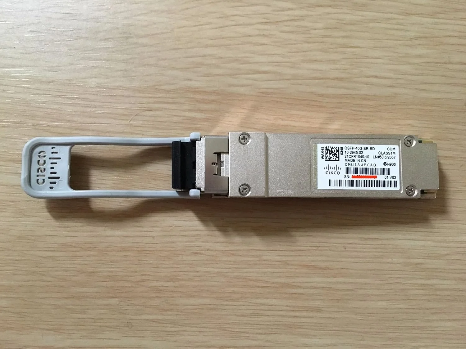 سیسکو QSFP-40G-SR-BD= - فرستنده و گیرنده QSFP40G BIDI با برد کوتاه