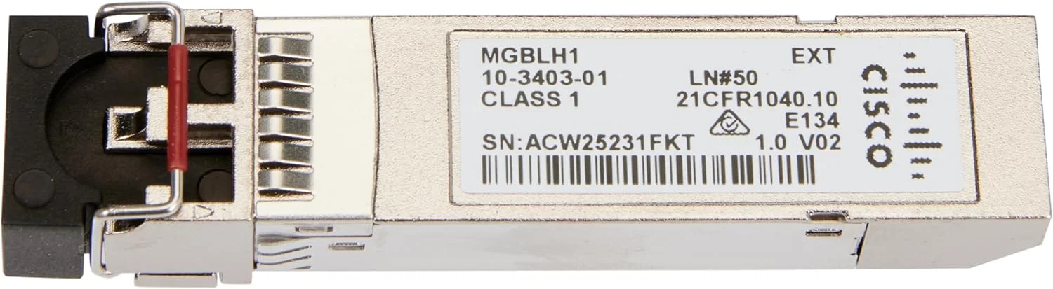 فرستنده و گیرنده سیسکو MGBLH1 SFP | گیگابیت اترنت (GbE) 1000BASE-LH Mini-GBIC (MGBLH1)