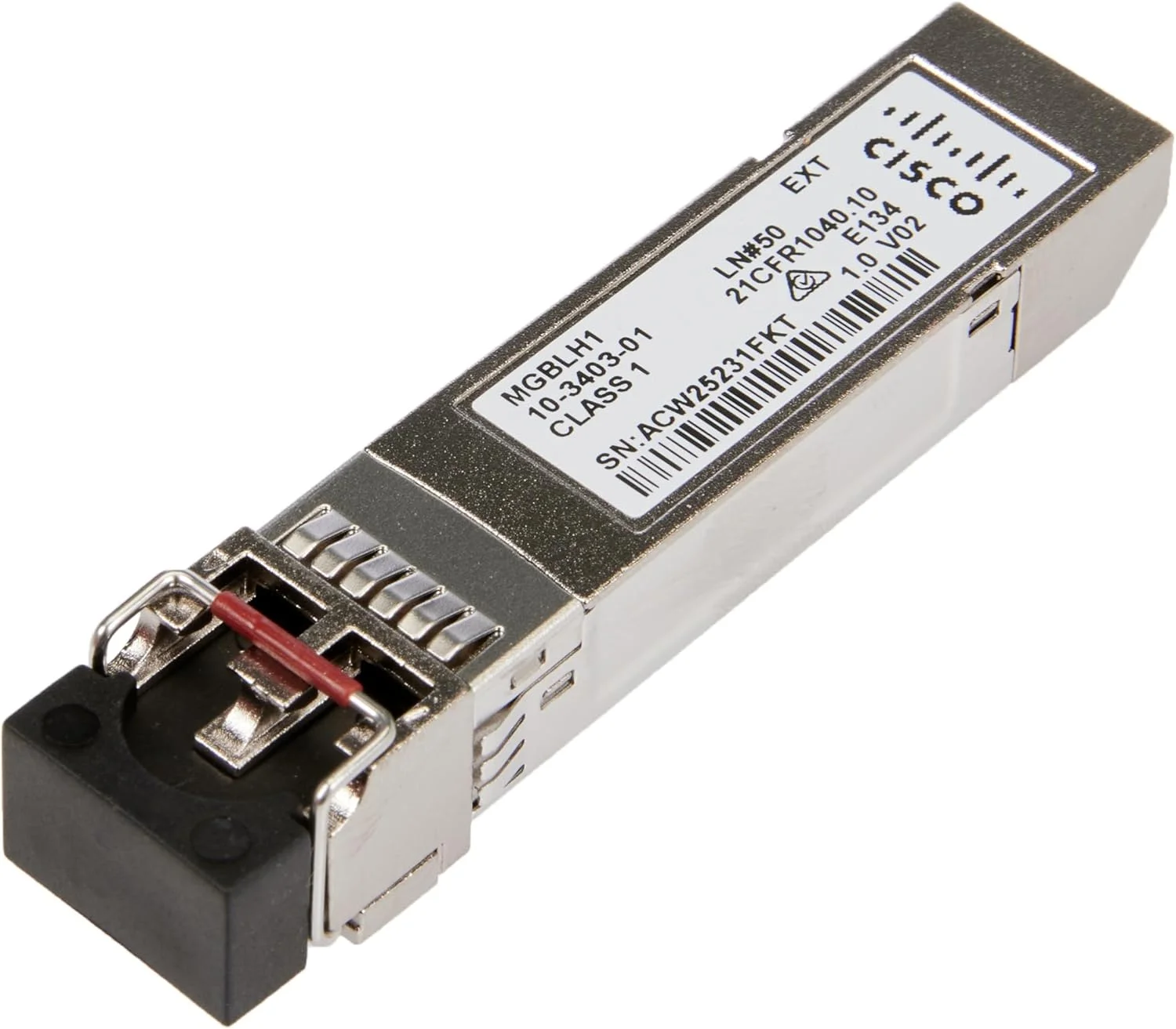 فرستنده و گیرنده سیسکو MGBLH1 SFP | گیگابیت اترنت (GbE) 1000BASE-LH Mini-GBIC (MGBLH1)