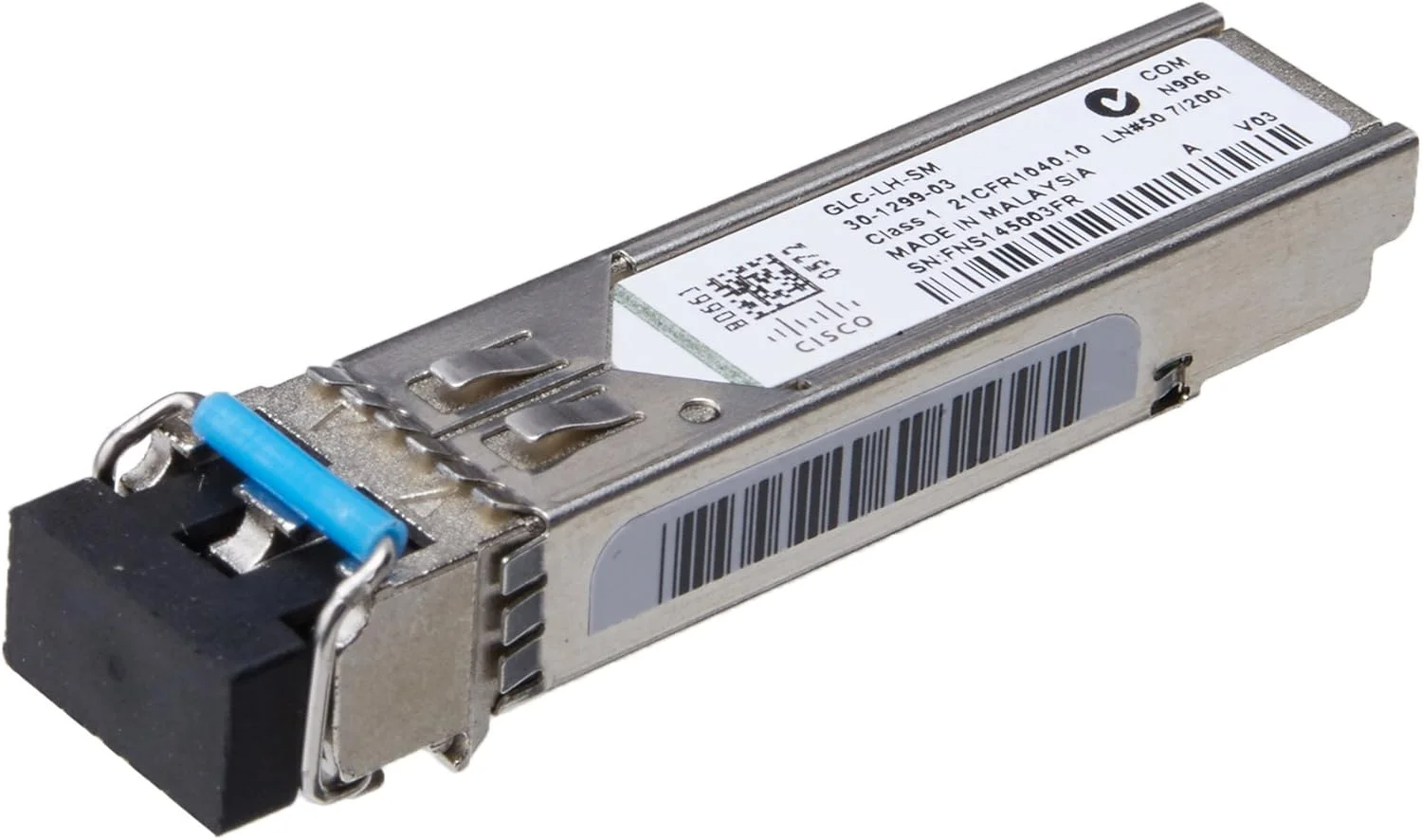ماژول فرستنده و گیرنده سیسکو GLC-LH-SM 1000BASE-LX/LH SFP